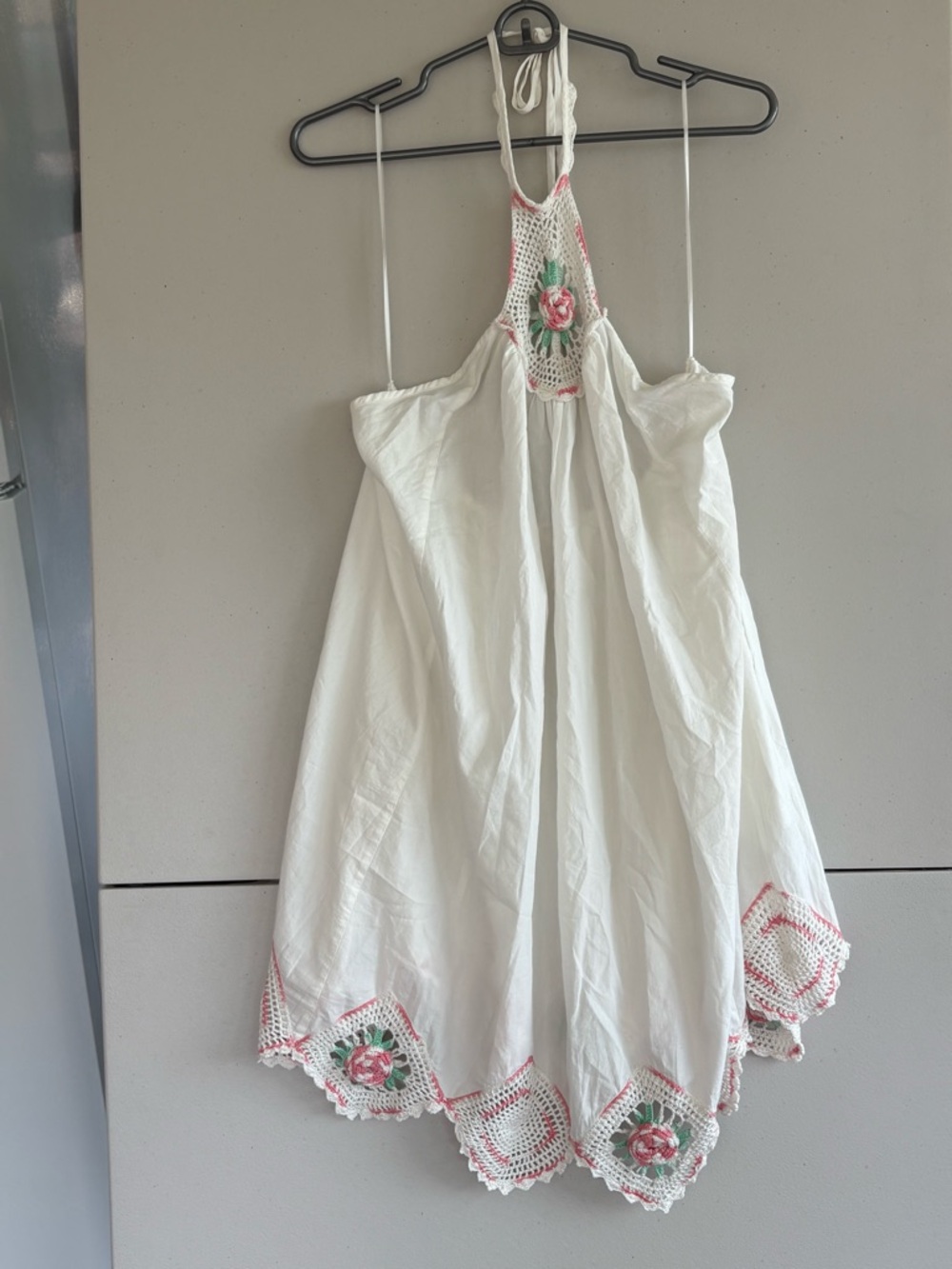 Crochet Gardens Mini Dress size Large - Picture 6 of 9